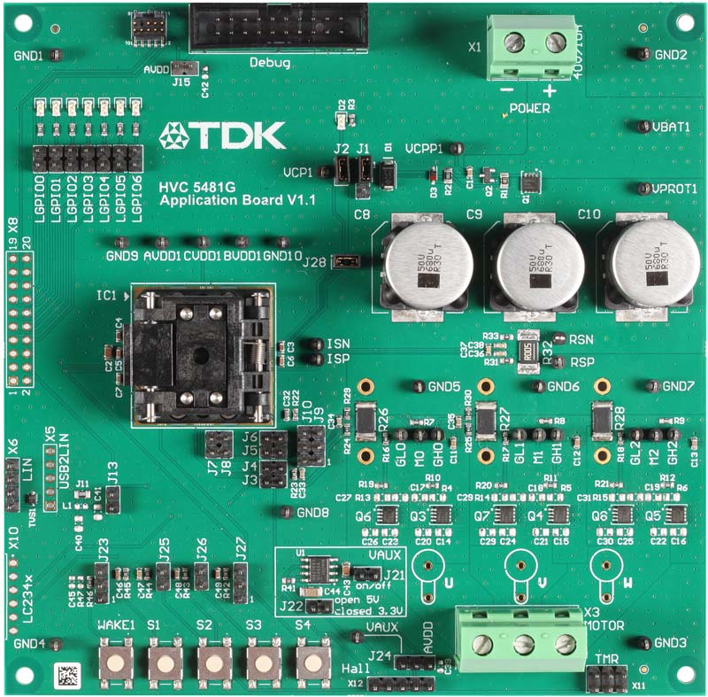 HVC 5481G Application Board V1.1