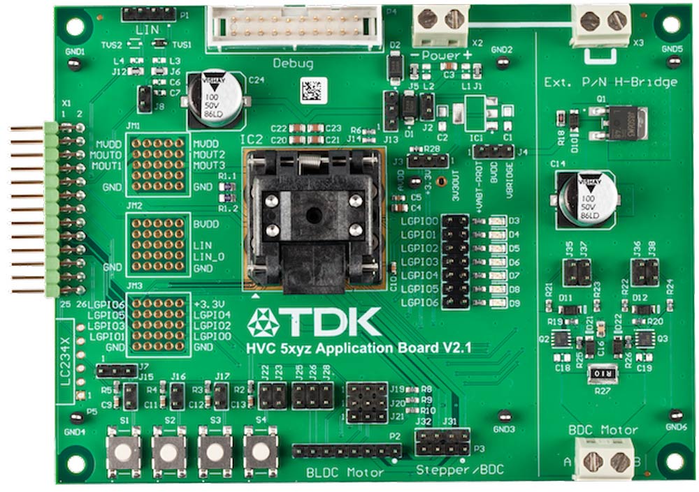 HVC 5xyz Application Board V2.1 (APB)